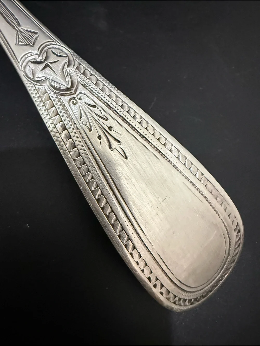 Vintage Bigelow, Kennard & Co. 925 Sterling Silver Pineapple 9” Serving Spoon